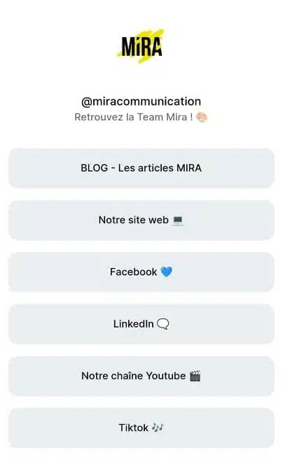 Les réseaux et liens de Mira Communication à Guebwiller
